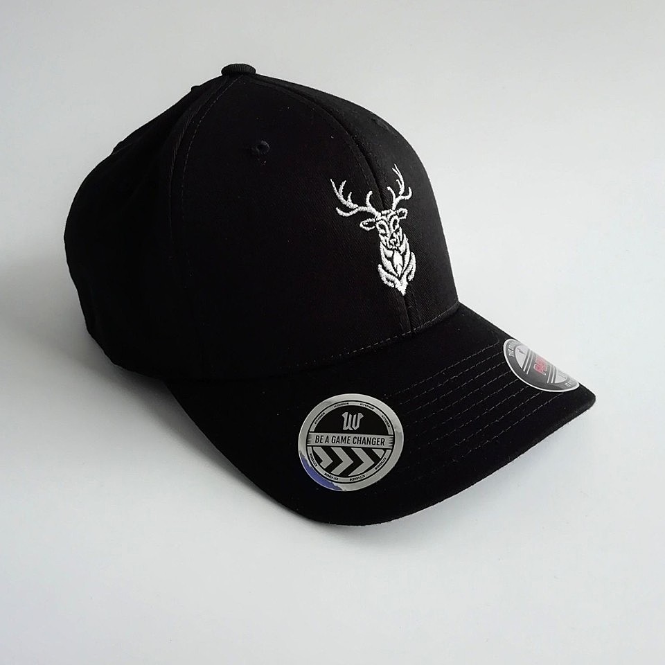 Flexfit Wooly Combed Cap with Stag Emblem 